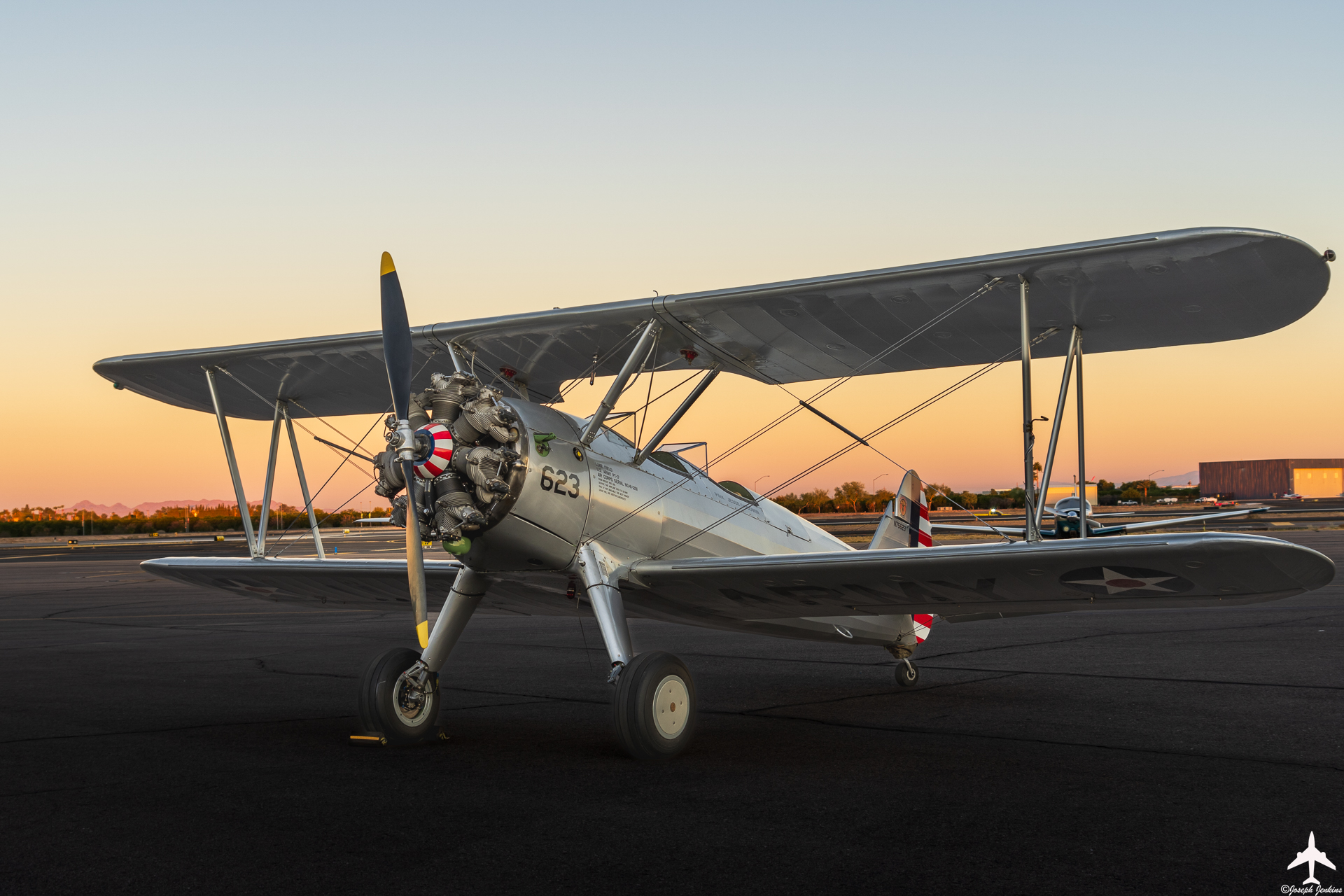 Primary Trainer PT-17 Primary Trainer at sunrise – Joseph Jenkins